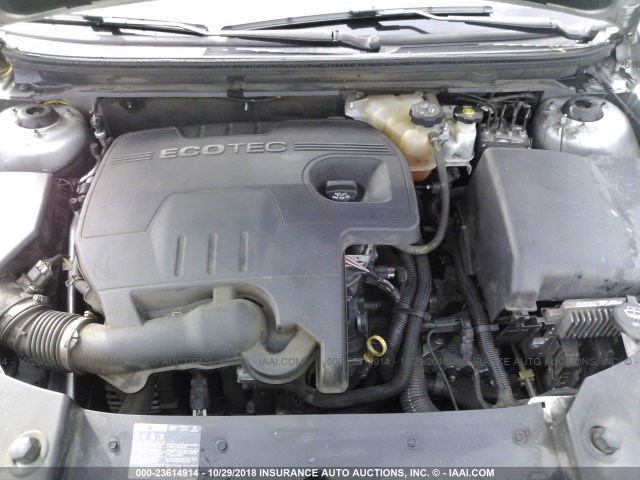 1G1ZC5EU2CF343409 - 2012 CHEVROLET MALIBU 1LT SILVER photo 10