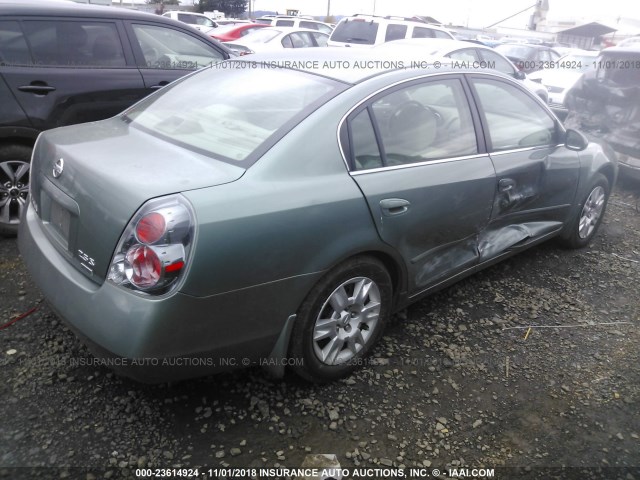 1N4AL11D46N393666 - 2006 NISSAN ALTIMA S/SL GREEN photo 4