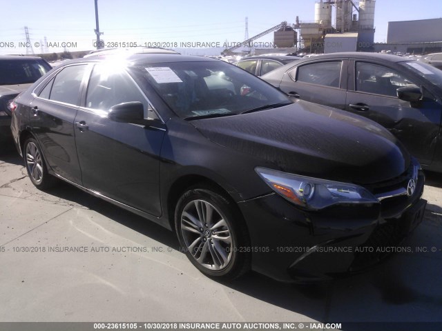 4T1BF1FK9HU411564 - 2017 TOYOTA CAMRY LE/XLE/SE/XSE BLACK photo 1
