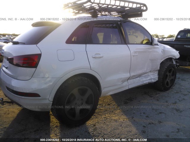 WA1BCCFSXHR009784 - 2017 AUDI Q3 PREMIUM WHITE photo 4