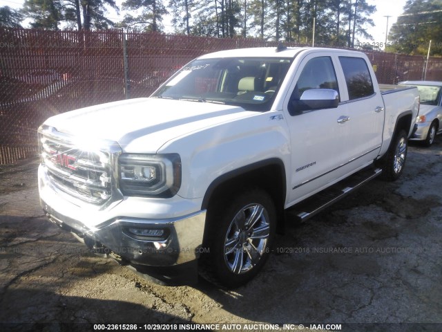 3GTU2NEC5GG340407 - 2016 GMC SIERRA K1500 SLT WHITE photo 2