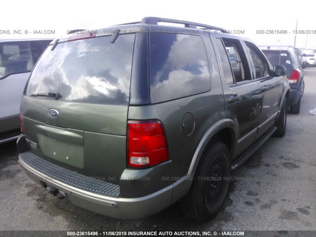 1FMZU64K74UB00813 - 2004 FORD EXPLORER EDDIE BAUER GREEN photo 4