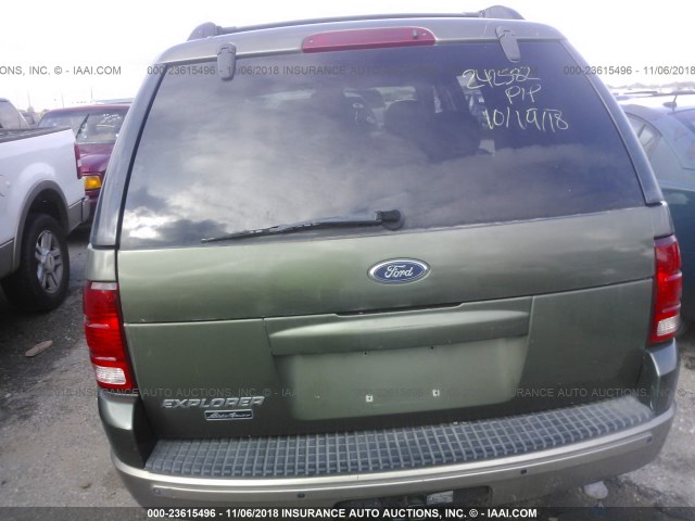 1FMZU64K74UB00813 - 2004 FORD EXPLORER EDDIE BAUER GREEN photo 6