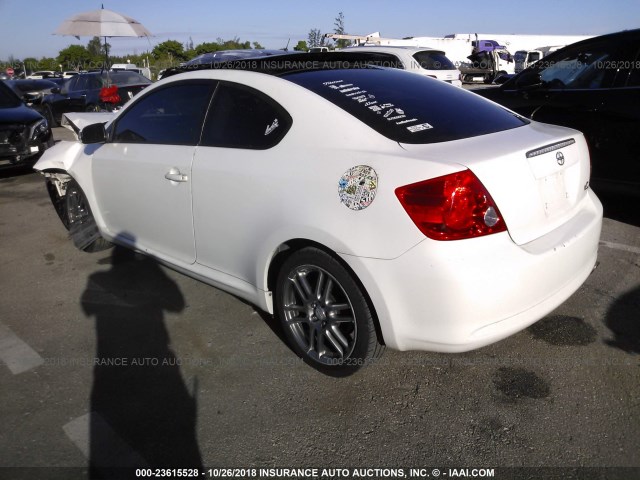 JTKDE177760124571 - 2006 TOYOTA SCION TC 白色 照片 3