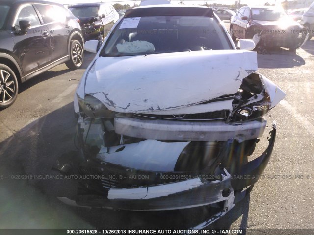 JTKDE177760124571 - 2006 TOYOTA SCION TC 白色 照片 6