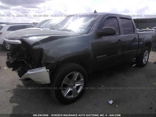 3GTP1VE00BG271088 - 2011 GMC SIERRA C1500 SLE GRAY photo 2