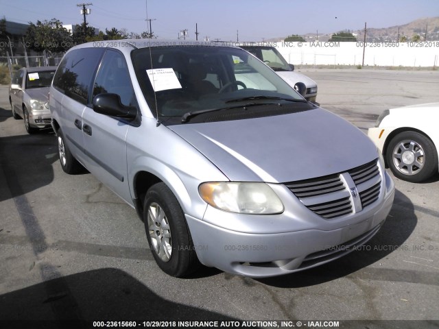 1D4GP24R77B143916 - 2007 DODGE GRAND CARAVAN SE SILVER photo 1