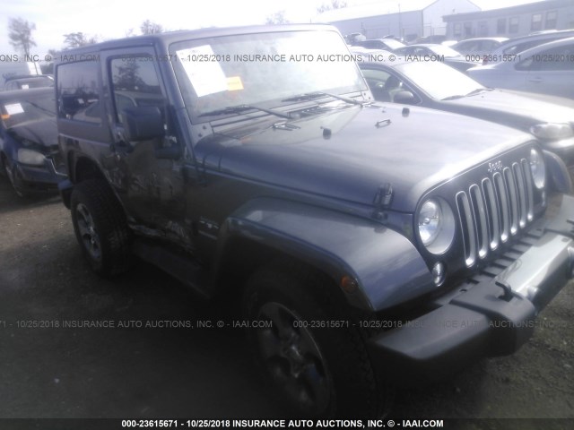 1C4AJWBG6GL263228 - 2016 JEEP WRANGLER SAHARA SILVER photo 1