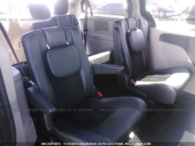 2C4RDGCG8HR674721 - 2017 DODGE GRAND CARAVAN SXT GRAY photo 8