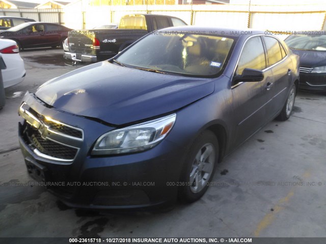 1G11B5SA0DF341623 - 2013 CHEVROLET MALIBU LS ლურჯი ფოტო 2