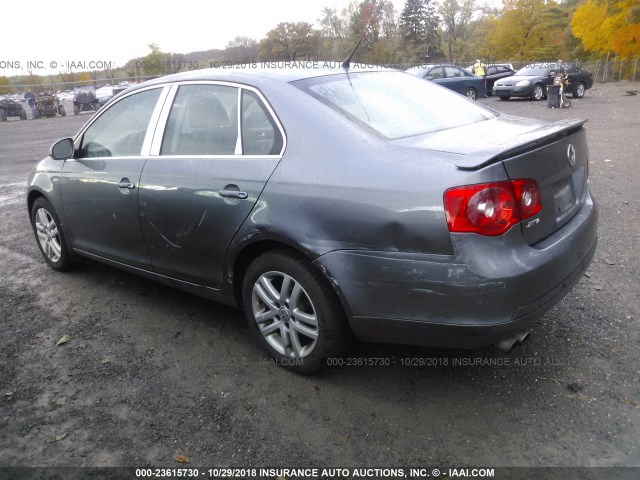 3VWEF71K77M166047 - 2007 VOLKSWAGEN JETTA WOLFSBURG 灰色 照片 3
