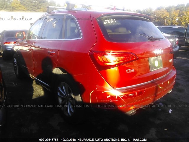 WA1LFAFP4FA018357 - 2015 AUDI Q5 PREMIUM PLUS RED photo 3