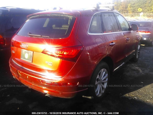 WA1LFAFP4FA018357 - 2015 AUDI Q5 PREMIUM PLUS RED photo 4