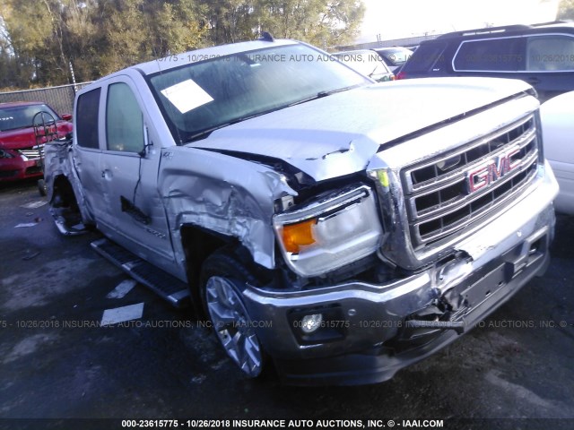 3GTU2VEC2FG102836 - 2015 GMC SIERRA K1500 SLT SILVER photo 1