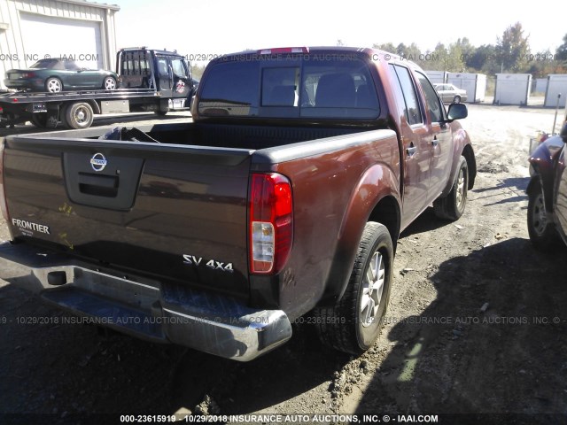 1N6AD0EV5GN793674 - 2016 NISSAN FRONTIER S/SV/SL/PRO-4X RED photo 4