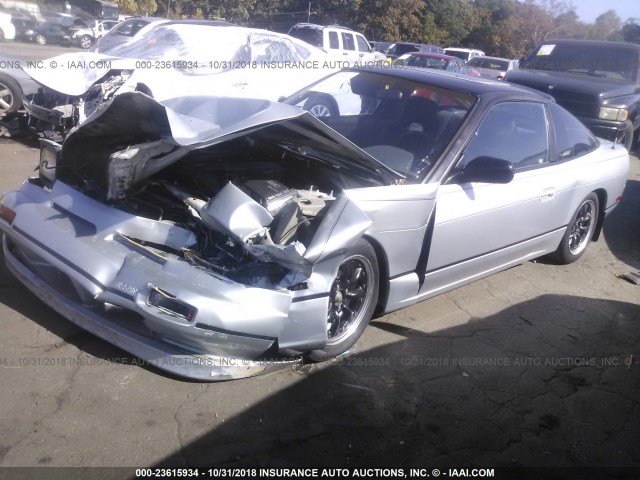 JN1HS36P1LW103614 - 1990 NISSAN 240SX SE SILVER photo 2