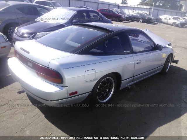 JN1HS36P1LW103614 - 1990 NISSAN 240SX SE SILVER photo 4