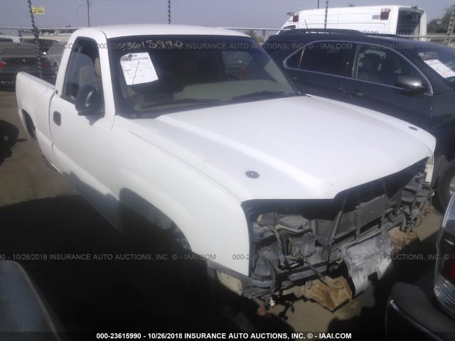 1GCEC14V03Z319701 - 2003 CHEVROLET SILVERADO C1500 WHITE photo 1