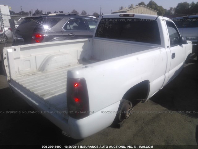 1GCEC14V03Z319701 - 2003 CHEVROLET SILVERADO C1500 WHITE photo 4