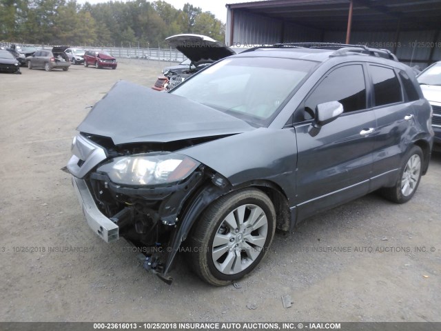 5J8TB2H51AA005224 - 2010 ACURA RDX TECHNOLOGY GRAY photo 2