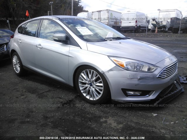 1FADP3N20FL352937 - 2015 FORD FOCUS TITANIUM SILVER photo 1