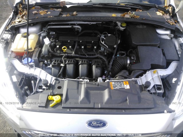 1FADP3N20FL352937 - 2015 FORD FOCUS TITANIUM SILVER photo 10