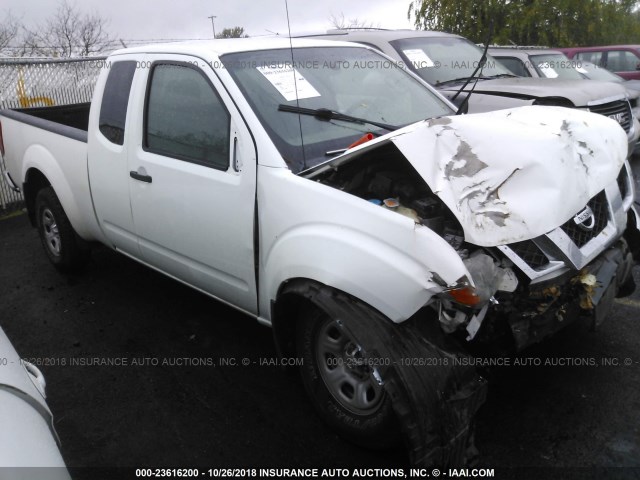 1N6BD0CT2CC402184 - 2012 NISSAN FRONTIER S/SV WHITE photo 1