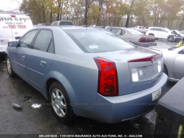 1G6DP577870119330 - 2007 CADILLAC CTS HI FEATURE V6 BLUE photo 3