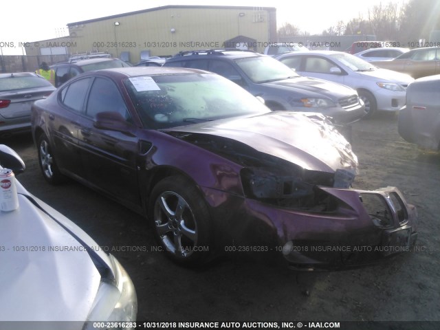 2G2WC55C361110897 - 2006 PONTIAC GRAND PRIX GXP MAROON photo 1