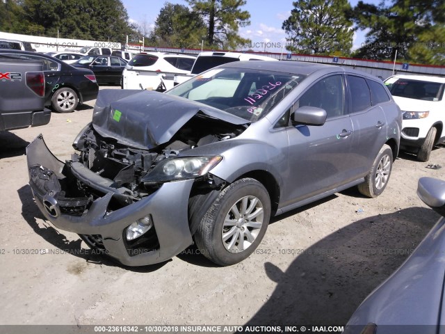 JM3ER2C57C0412233 - 2012 MAZDA CX-7 SILVER photo 2