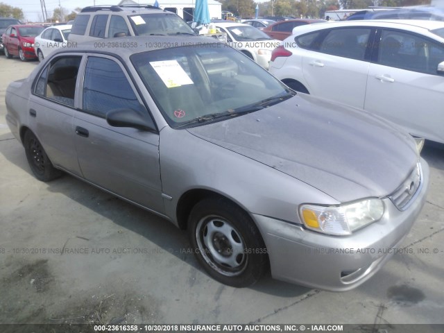 1NXBR12E61Z472545 - 2001 TOYOTA COROLLA CE/LE/S BEIGE photo 1