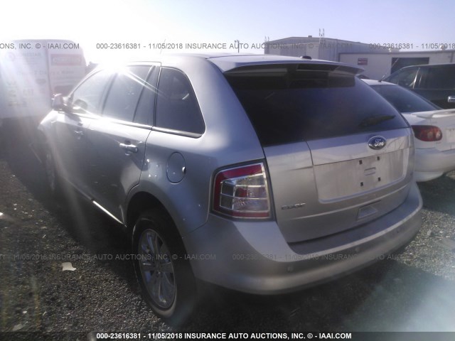 2FMDK3JC0ABA19987 - 2010 FORD EDGE SEL SILVER photo 3