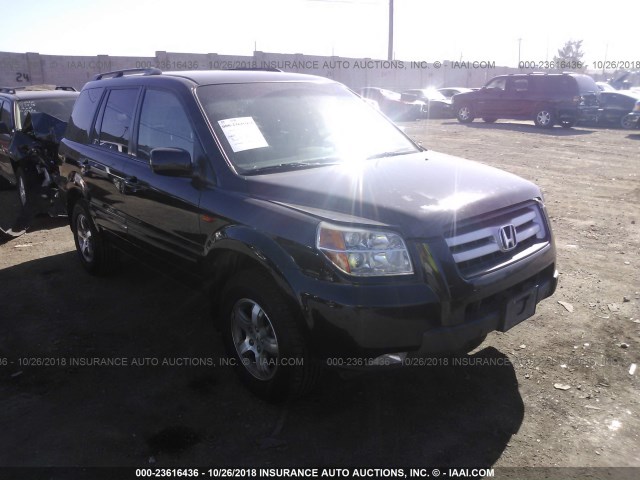 5FNYF28488B022328 - 2008 HONDA PILOT BLACK photo 1