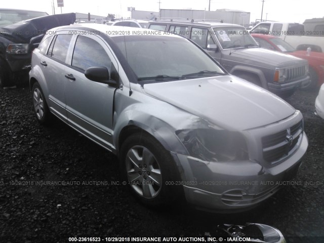 1B3HB48B67D520735 - 2007 DODGE CALIBER SXT SILVER photo 1