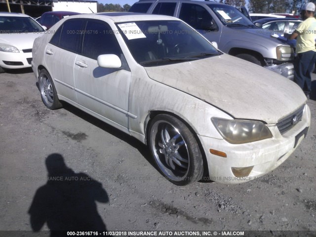 JTHBD192030073590 - 2003 LEXUS IS 300 WHITE photo 1