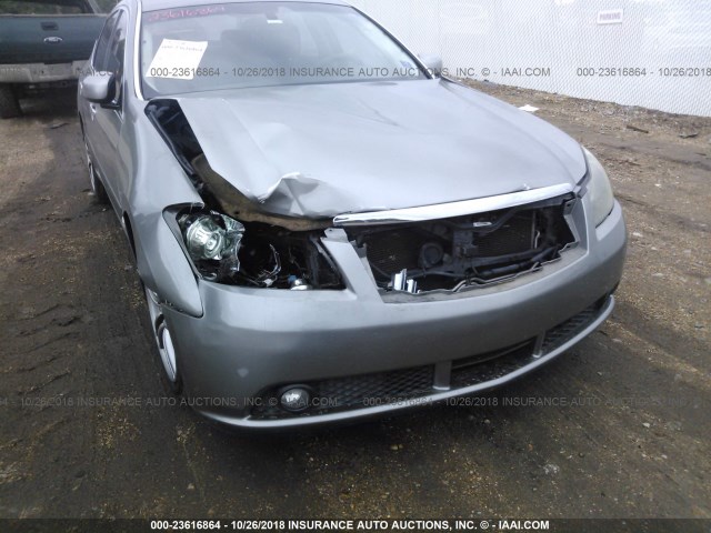 JNKBY01E06M205961 - 2006 INFINITI M45 SPORT GRAY photo 6