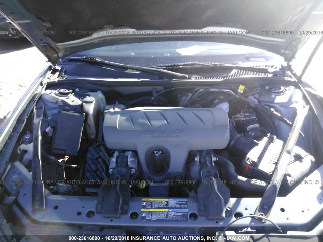2G2WP552061161544 - 2006 PONTIAC GRAND PRIX BLUE photo 10