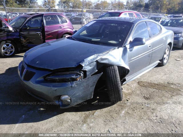 2G2WP552061161544 - 2006 PONTIAC GRAND PRIX BLUE photo 2