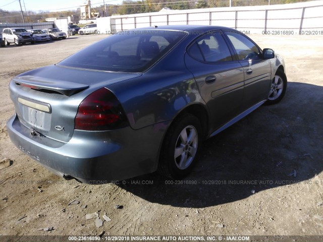 2G2WP552061161544 - 2006 PONTIAC GRAND PRIX BLUE photo 4