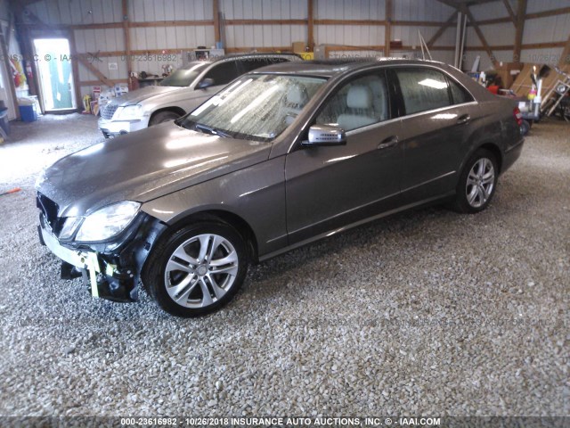 WDDHF8HB0BA298042 - 2011 MERCEDES-BENZ E 350 4MATIC GRAY photo 2