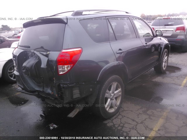 JTMZD32V675058729 - 2007 TOYOTA RAV4 SPORT GRAY photo 4