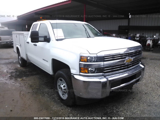 1GB2CUEG4FZ114489 - 2015 CHEVROLET SILVERADO C2500 HEAVY DUTY WHITE photo 1