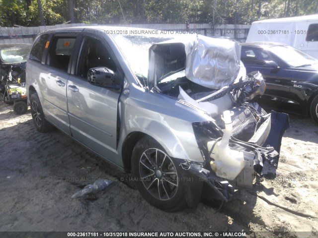 2C4RDGBG9GR314583 - 2016 DODGE GRAND CARAVAN SE SILVER photo 1