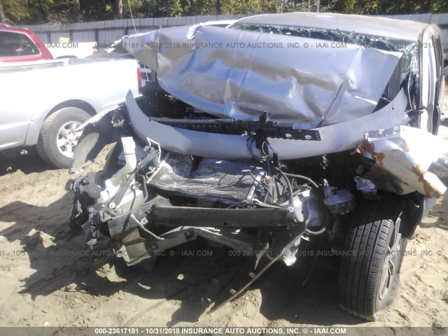 2C4RDGBG9GR314583 - 2016 DODGE GRAND CARAVAN SE SILVER photo 6