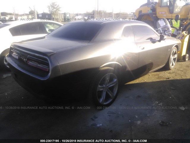 2C3CDZAT7FH710584 - 2015 DODGE CHALLENGER SXT GRAY photo 4