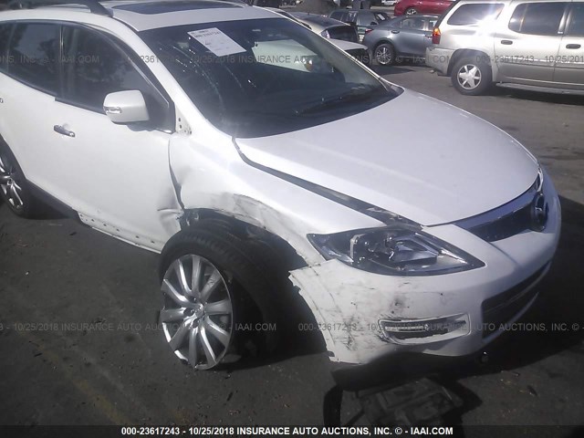 JM3TB28C270114522 - 2007 MAZDA CX-9 WHITE photo 6