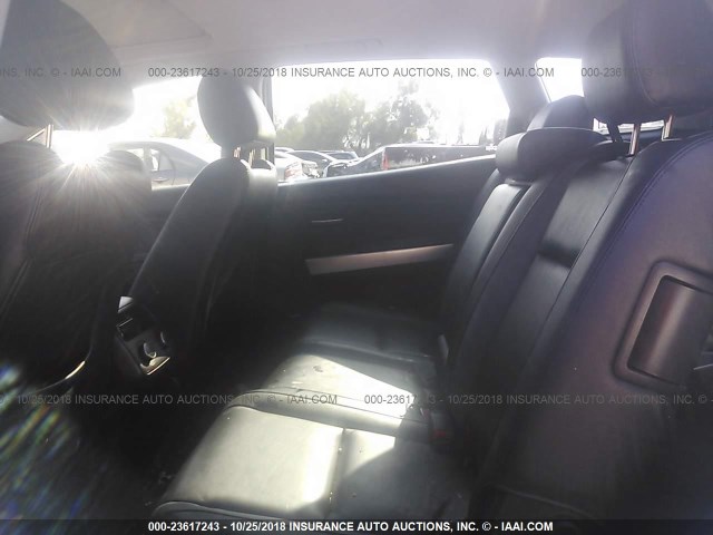 JM3TB28C270114522 - 2007 MAZDA CX-9 WHITE photo 8