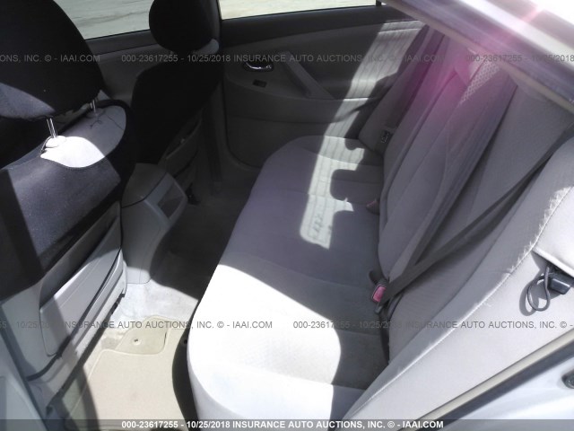 JTNBE46K373058795 - 2007 TOYOTA CAMRY NEW GENERAT CE/LE/XLE/SE SILVER photo 8