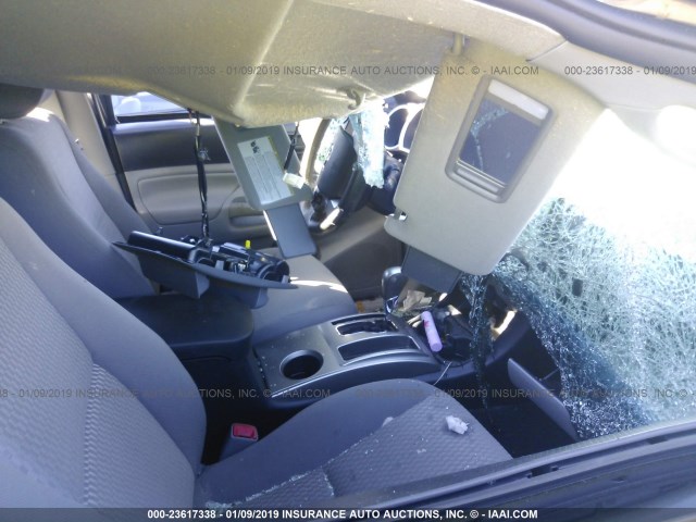 5TFJU4GN9FX083882 - 2015 TOYOTA TACOMA DOUBLE CAB PRERUNNER GRAY photo 5