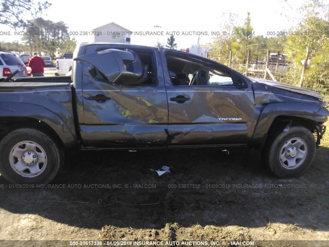 5TFJU4GN9FX083882 - 2015 TOYOTA TACOMA DOUBLE CAB PRERUNNER GRAY photo 8